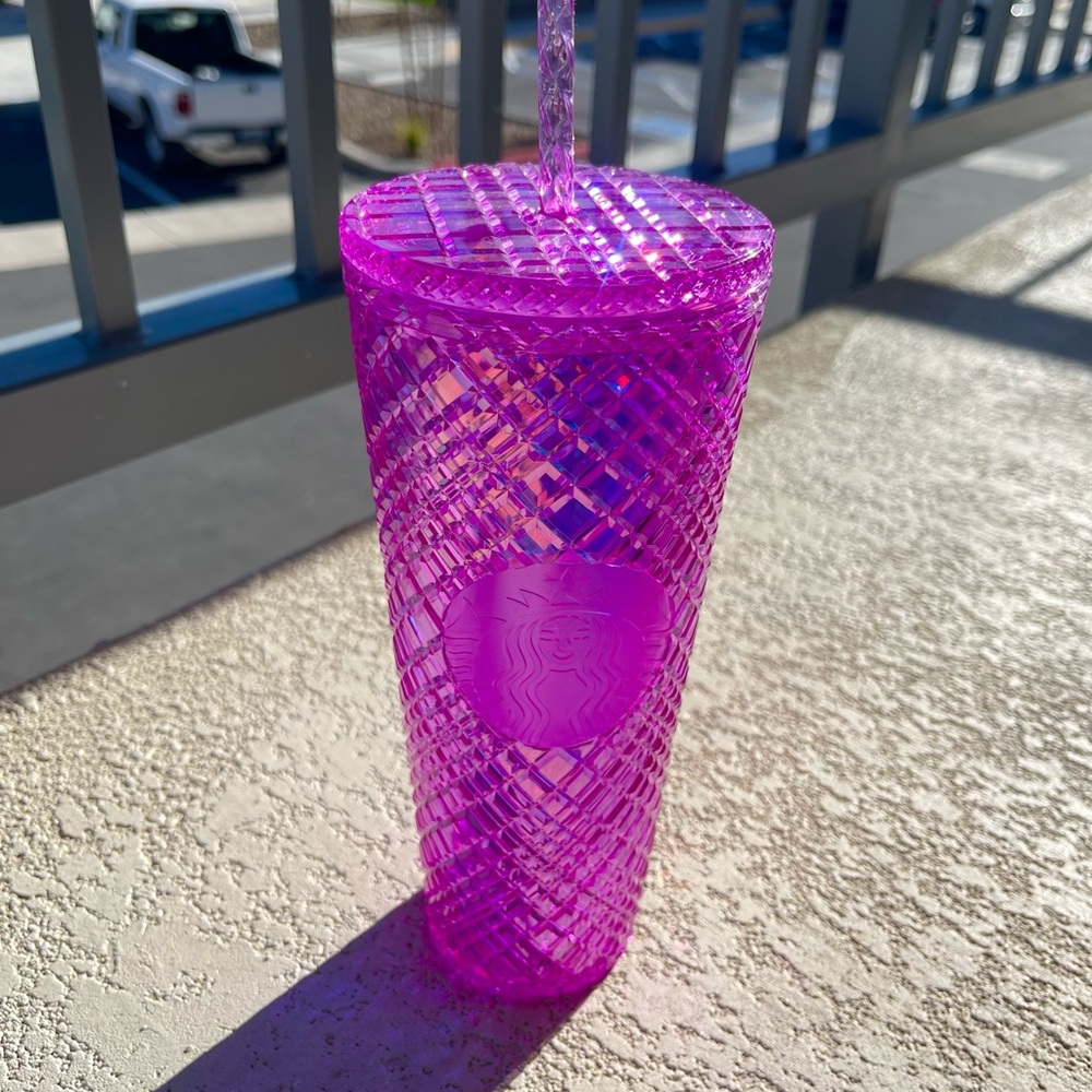Starbucks Purple Textured Tumbler